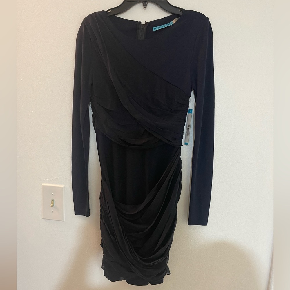 Alice + Olivia New Navy blue Mini Dress Size 0